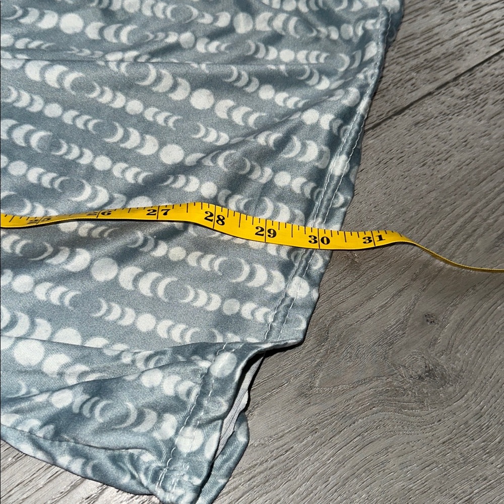 Super soft Hello Mello Light Blue Crescent Print Lounge Pants size Large - Picture 7 of 8